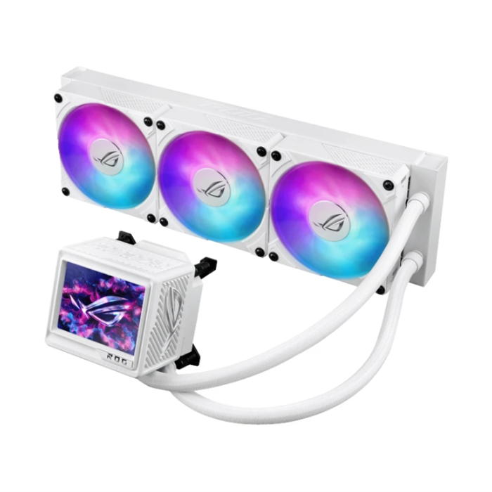 خنک کننده مایع پردازنده ایسوس سفید ROG RYUJIN III 360 ARGB Extreme